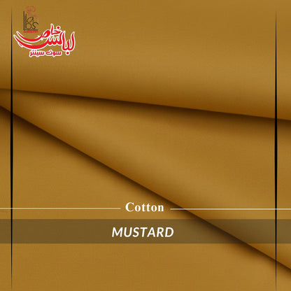 Pure Premium Cotton Fabric – Mustard