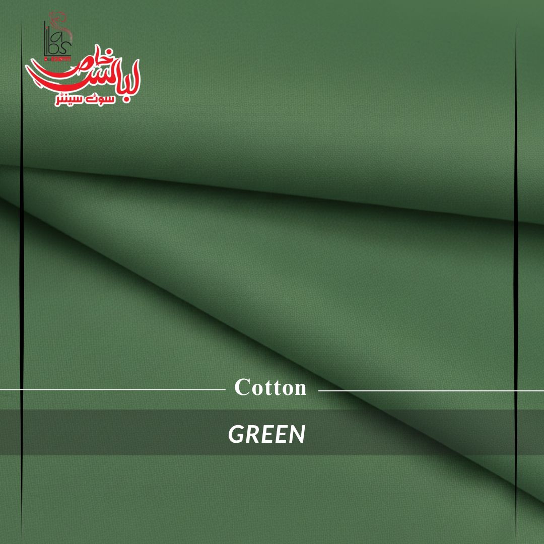 Pure Premium Cotton Fabric – Green