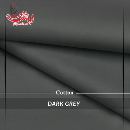Pure Premium Cotton Fabric – Dark Grey