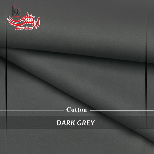Pure Premium Cotton Fabric – Dark Grey