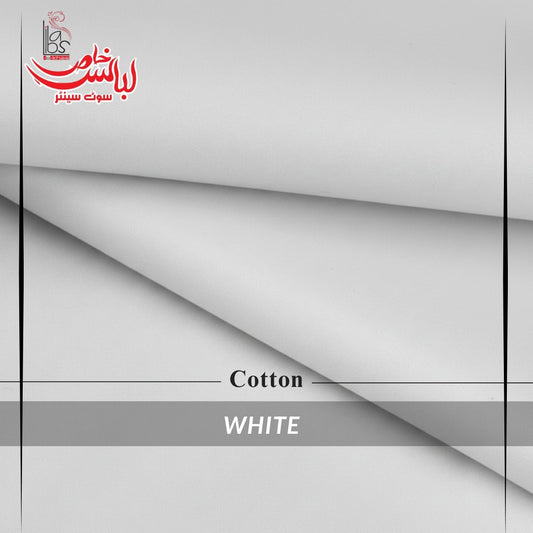 Pure Premium Cotton Fabric – White