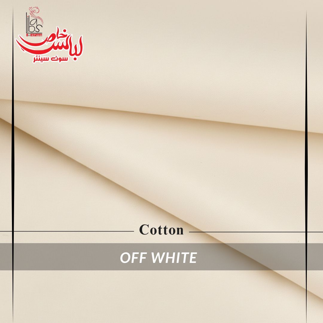Pure Premium Cotton Fabric – Off White