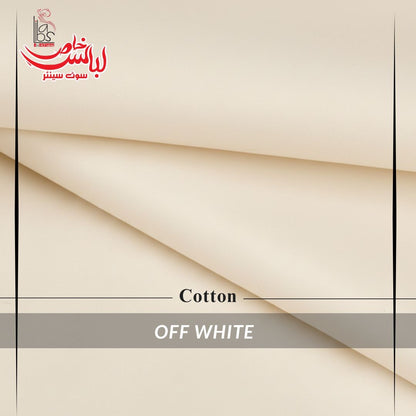Pure Premium Cotton Fabric – Off White