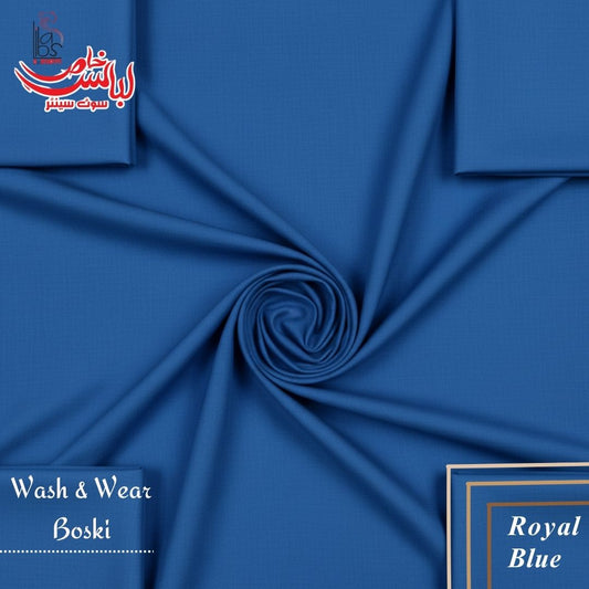 Premium Wash & Wear Boski - Royal Blue