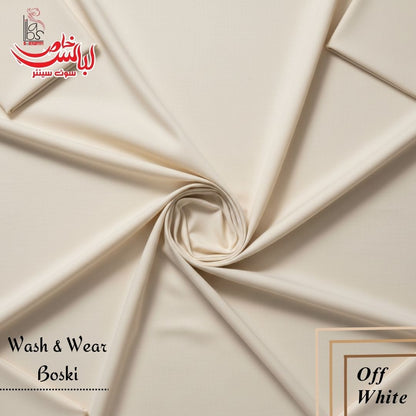 Premium Wash & Wear Boski - Off White