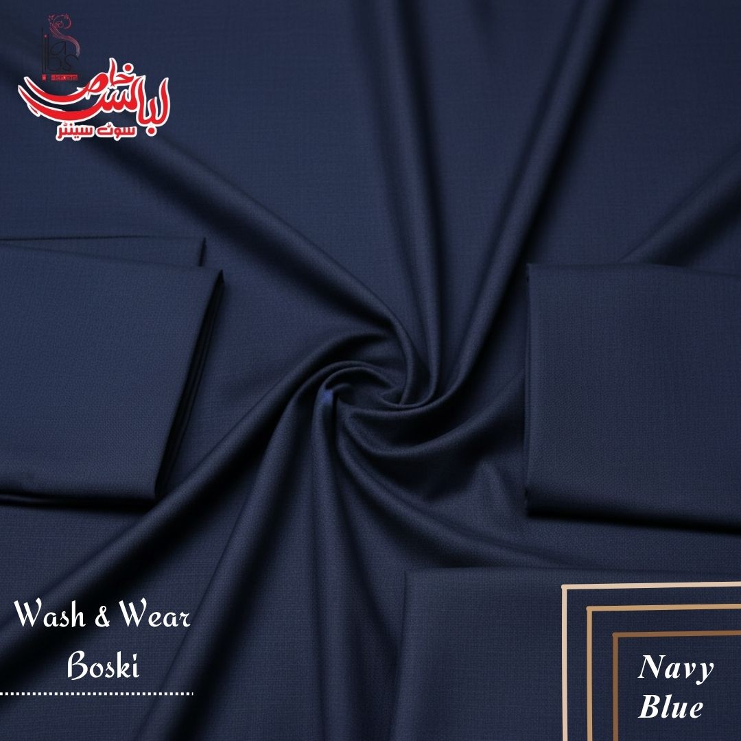 Premium Wash & Wear Boski - Navy Blue