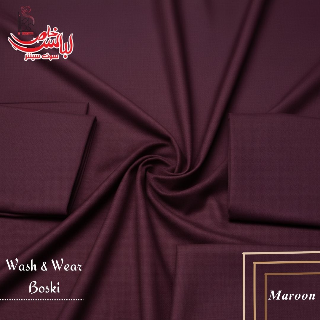 Premium Wash & Wear Boski - Maroon