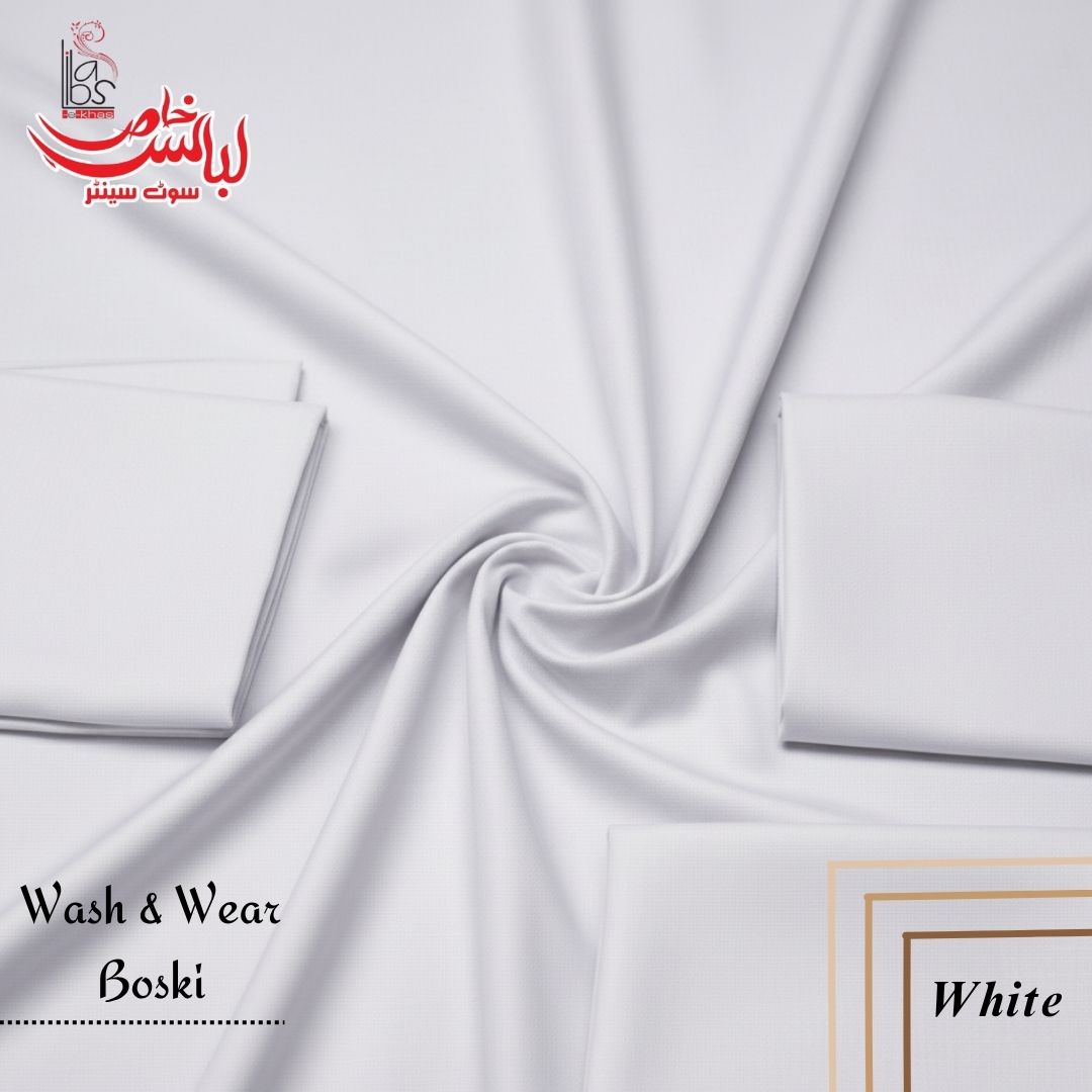 Premium Wash & Wear Boski - White