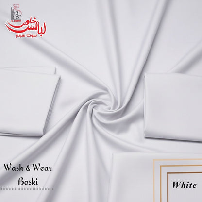 Premium Wash & Wear Boski - White