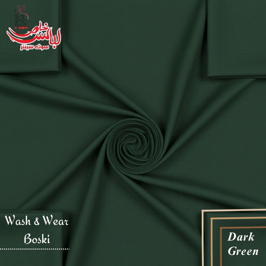 Premium Wash & Wear Boski - Dark Green