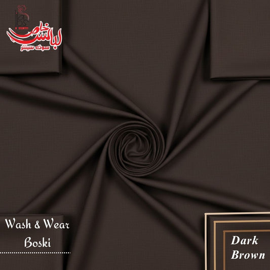 Premium Wash & Wear Boski - Dark Brown
